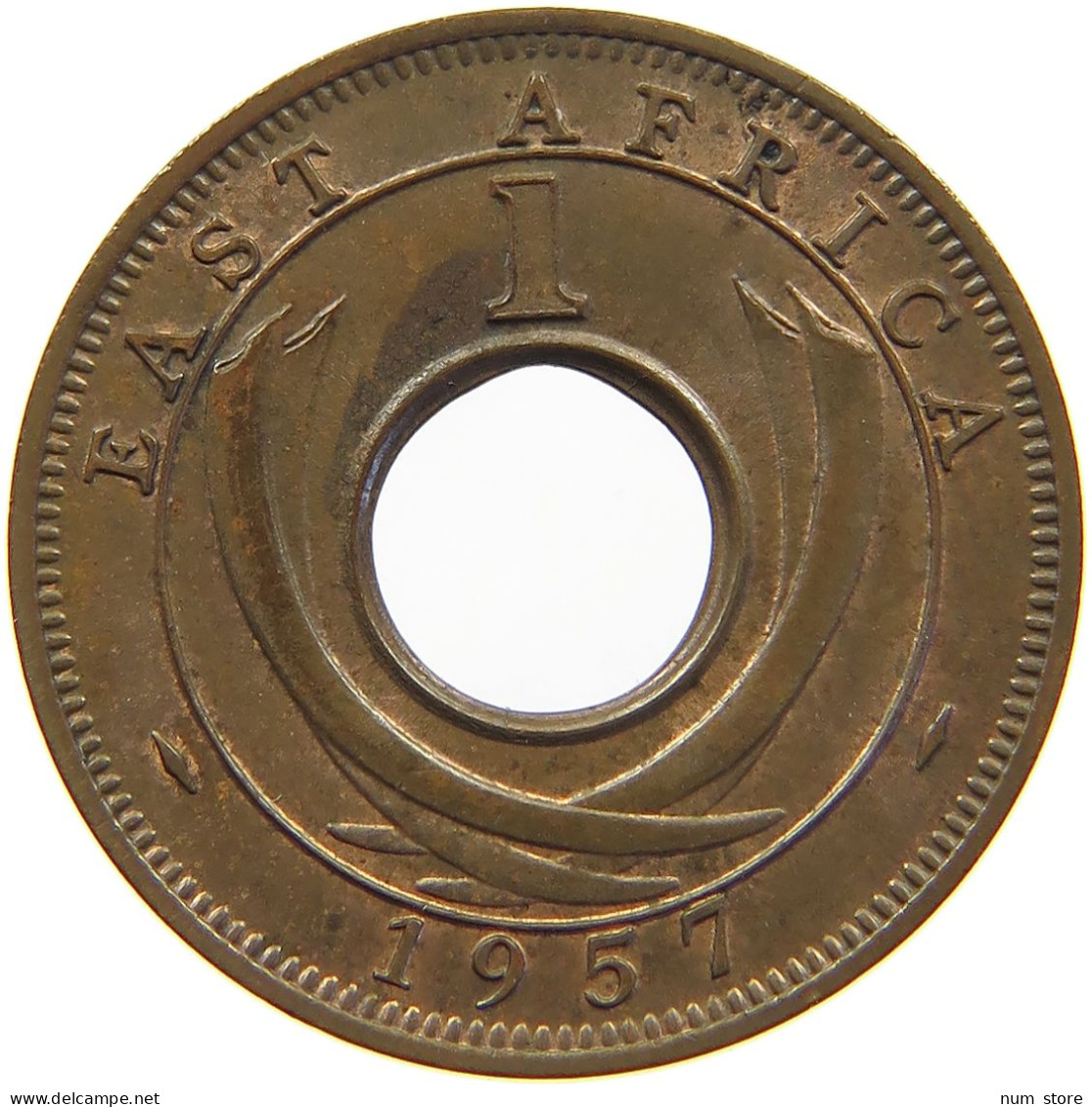 EAST AFRICA CENT 1957 Elizabeth II. (1952-2022) #c019 0307 - Afrique Orientale & Protectorat D'Ouganda