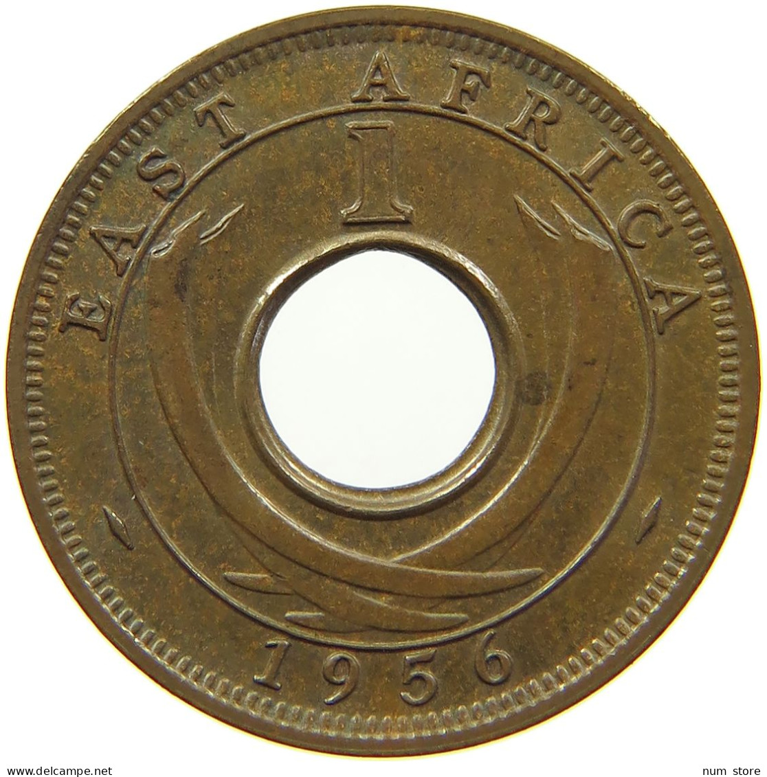 EAST AFRICA CENT 1956 Elizabeth II. (1952-2022) #s008 0123 - Afrique Orientale & Protectorat D'Ouganda