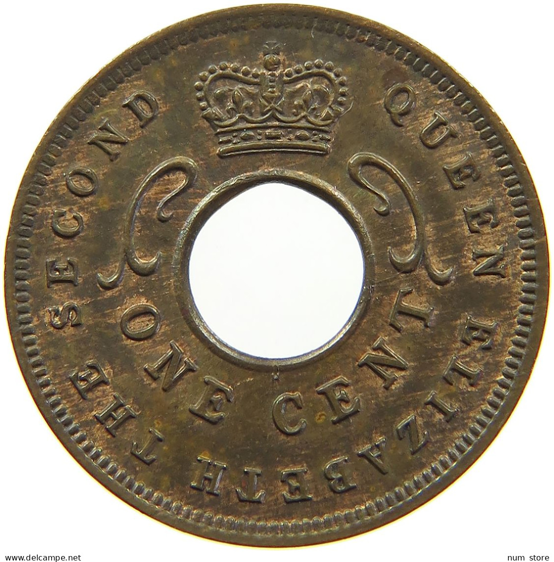 EAST AFRICA CENT 1956 Elizabeth II. (1952-2022) #s008 0175 - East Africa & Uganda Protectorates