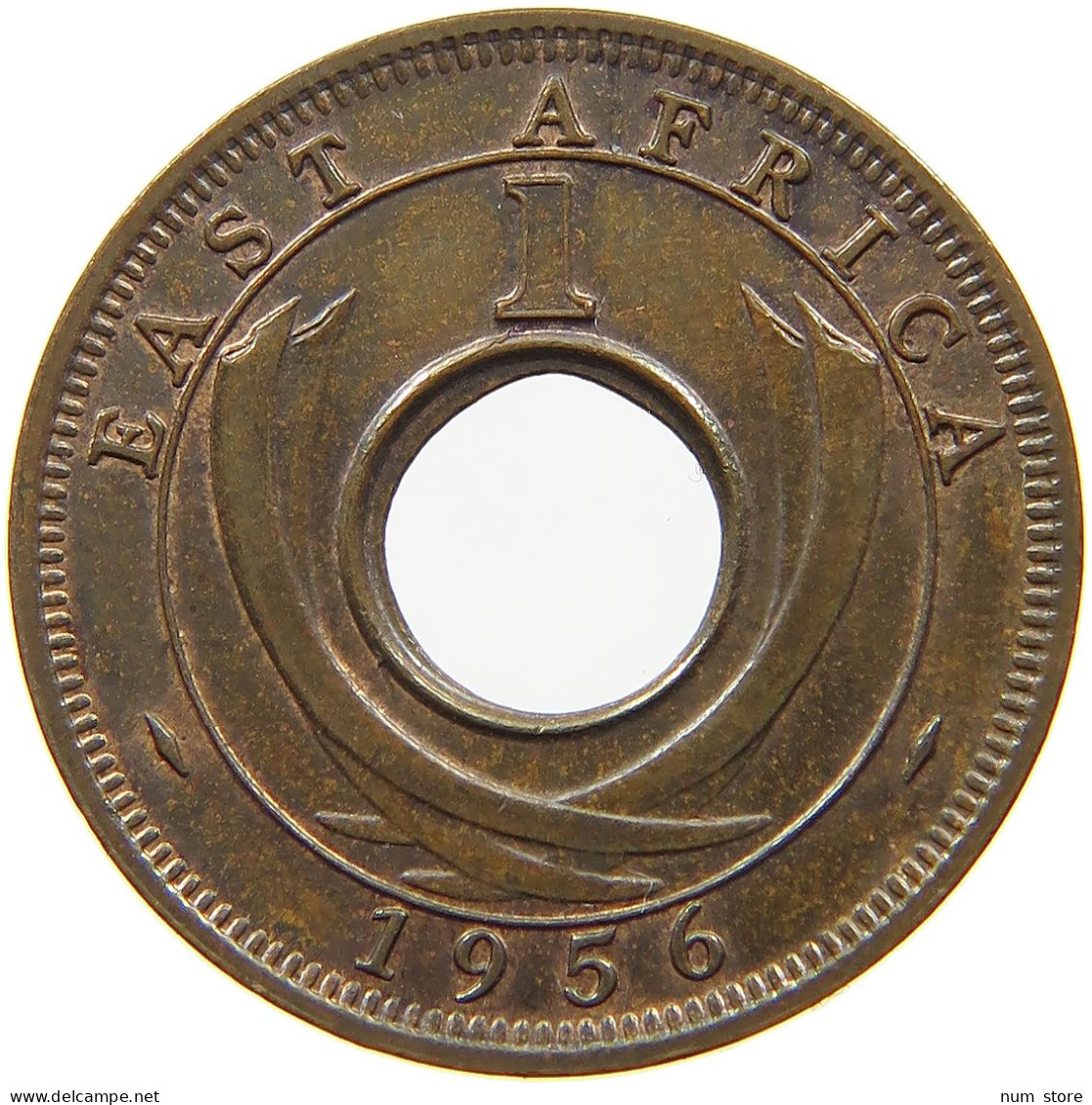 EAST AFRICA CENT 1956 Elizabeth II. (1952-2022) #a093 0417 - Ostafrika Und Herrschaft Von Uganda