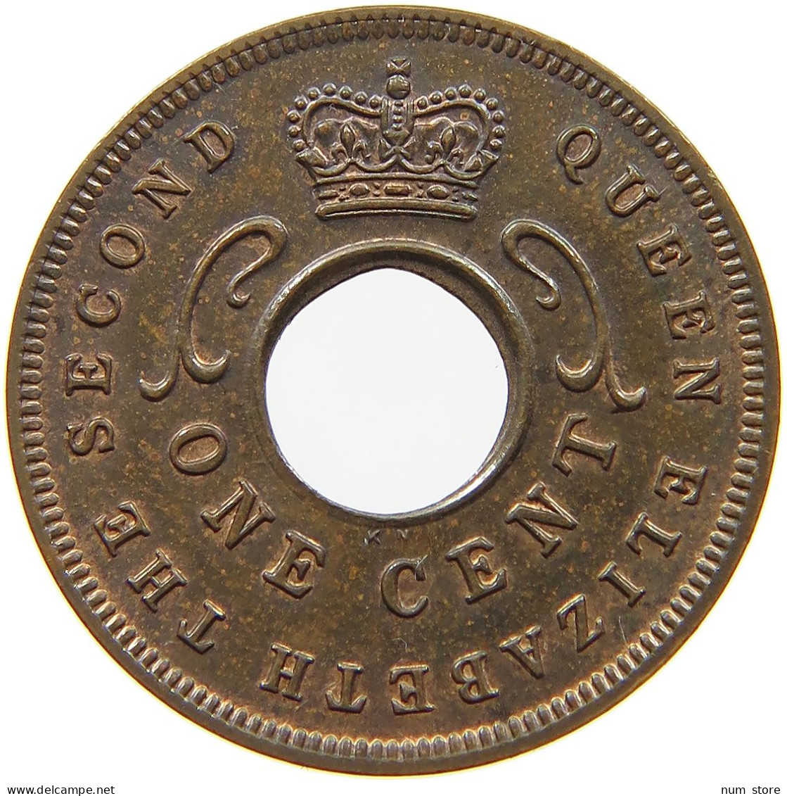 EAST AFRICA CENT 1956 Elizabeth II. (1952-2022) #a093 0417 - East Africa & Uganda Protectorates