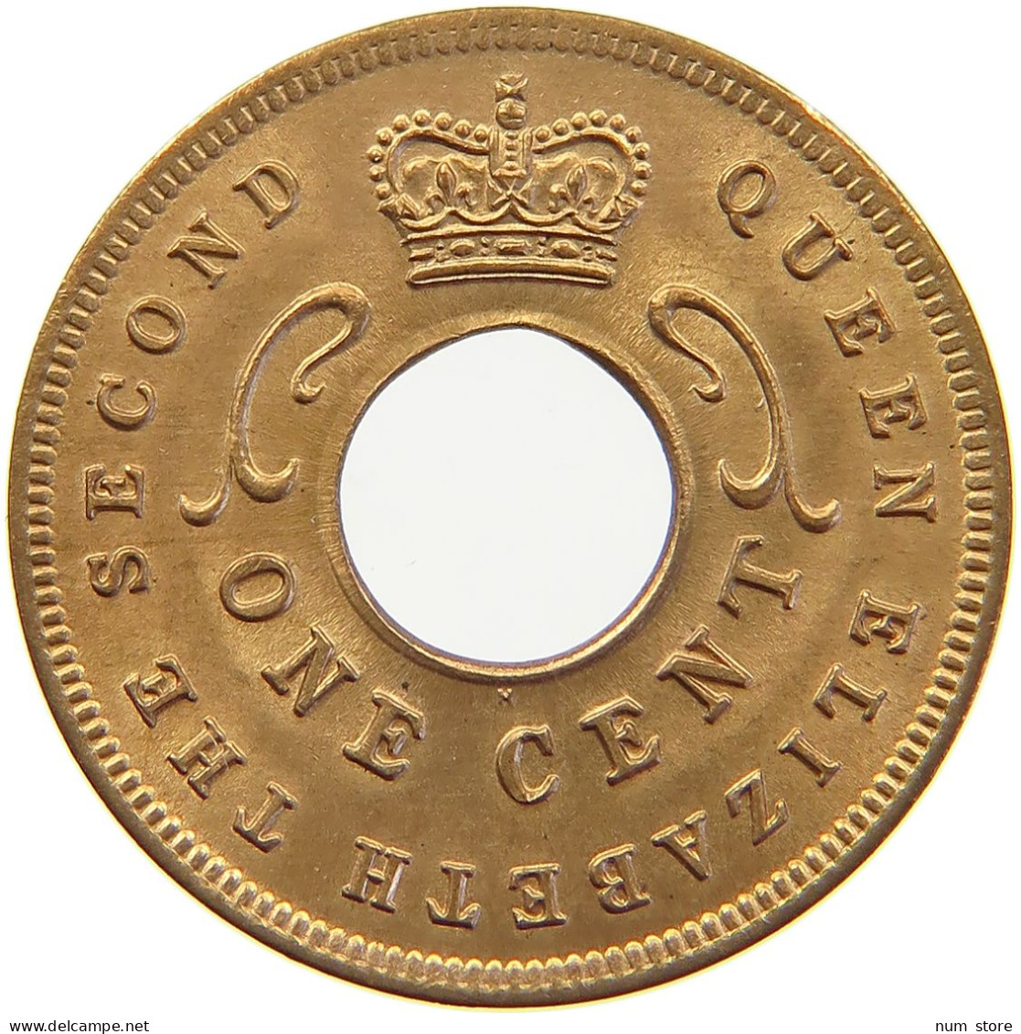 EAST AFRICA CENT 1955 Elizabeth II. (1952-2022) #s023 0355 - Afrique Orientale & Protectorat D'Ouganda