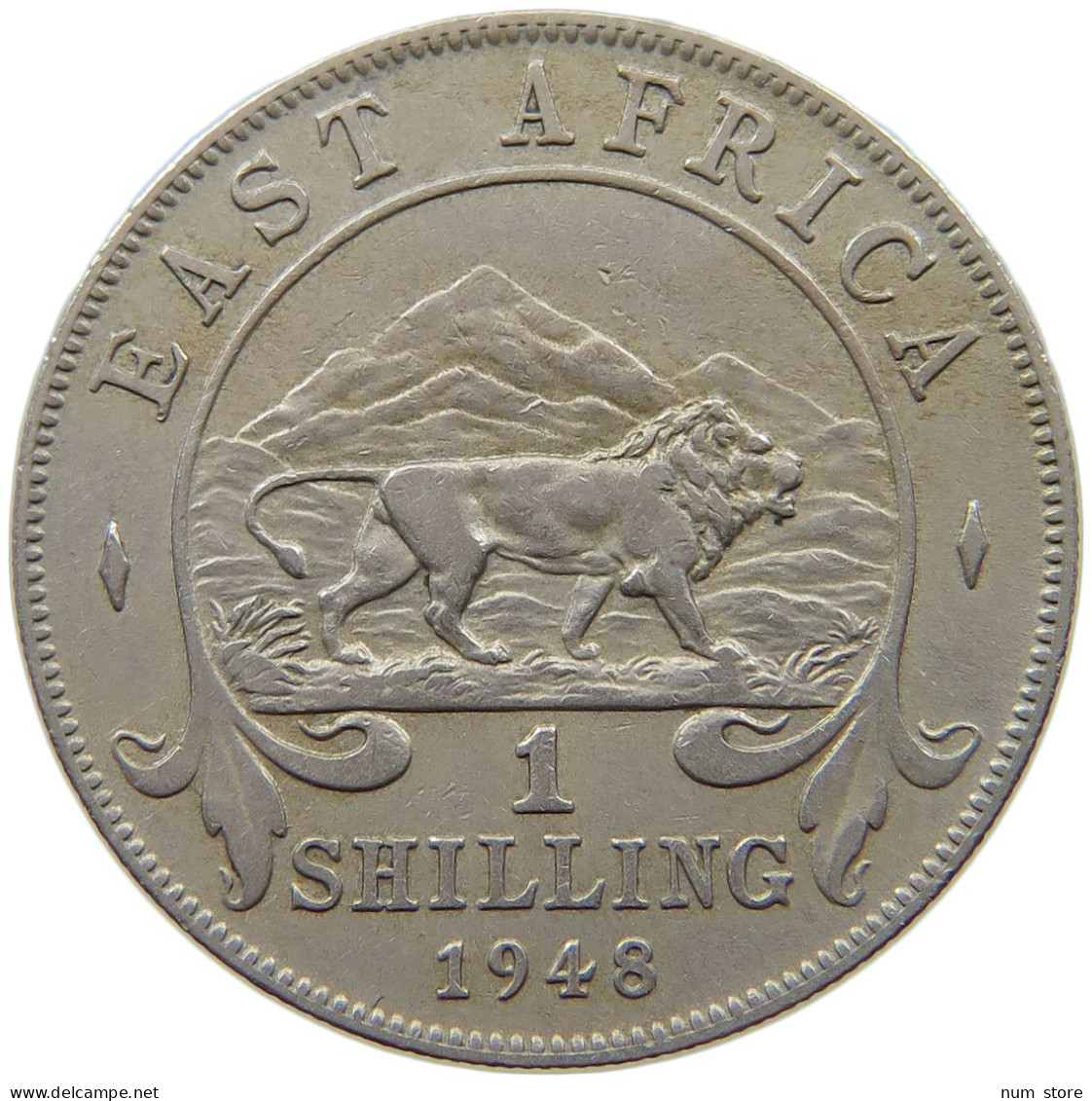 EAST AFRICA SHILLING 1948 George VI. (1936-1952) #a088 0235 - Ostafrika Und Herrschaft Von Uganda