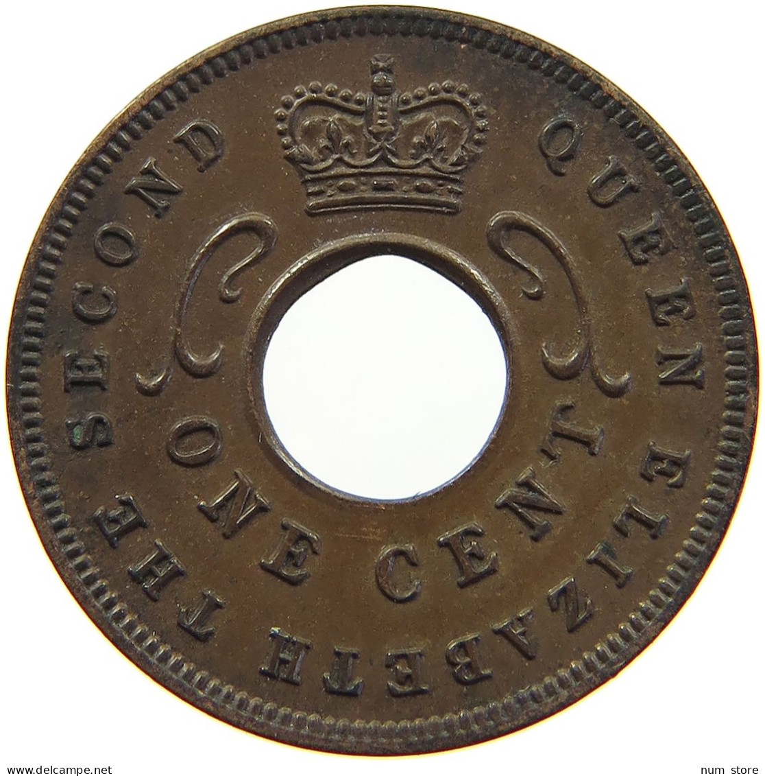 EAST AFRICA CENT 1955 Elizabeth II. (1952-2022) #s008 0173 - East Africa & Uganda Protectorates