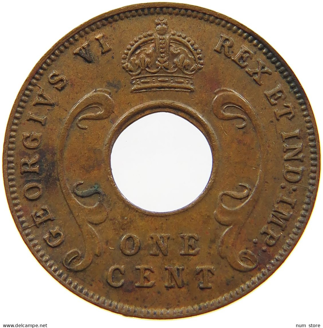 EAST AFRICA CENT 1942 George VI. (1936-1952) #a032 0495 - Ostafrika Und Herrschaft Von Uganda