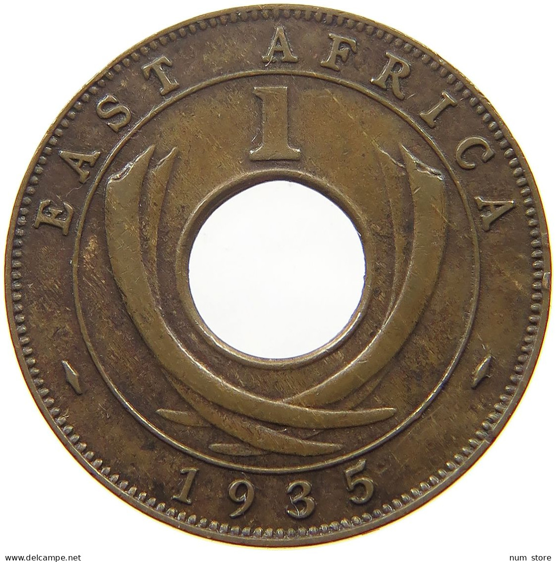 EAST AFRICA CENT 1935 George V. (1910-1936) #s051 0847 - Ostafrika Und Herrschaft Von Uganda