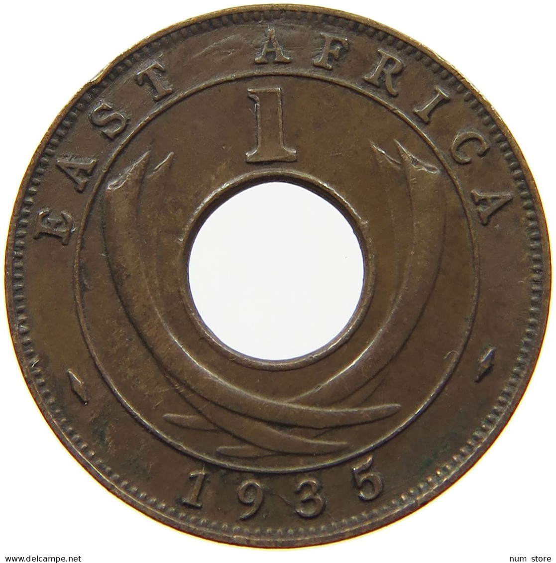 EAST AFRICA CENT 1935 George V. (1910-1936) #a093 0421 - Oost-Afrika & Protectoraat Van Uganda