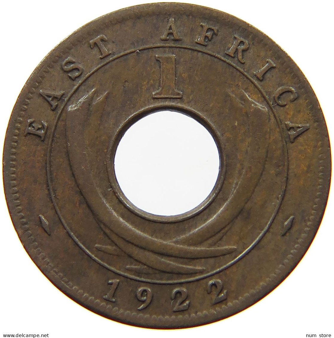 EAST AFRICA CENT 1922 George V. (1910-1936) #a093 0425 - Ostafrika Und Herrschaft Von Uganda