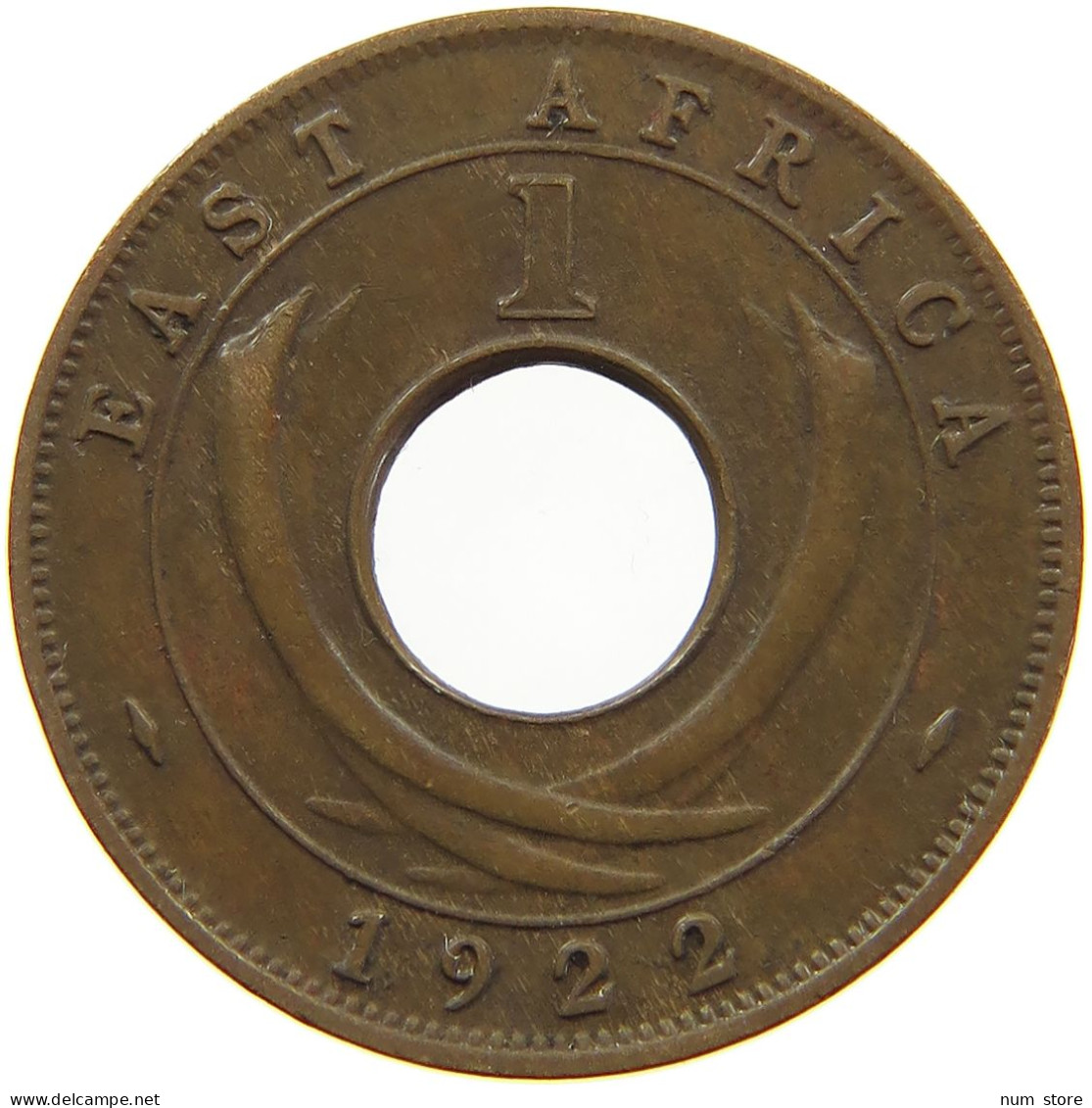 EAST AFRICA CENT 1922 George V. (1910-1936) #a085 0669 - East Africa & Uganda Protectorates