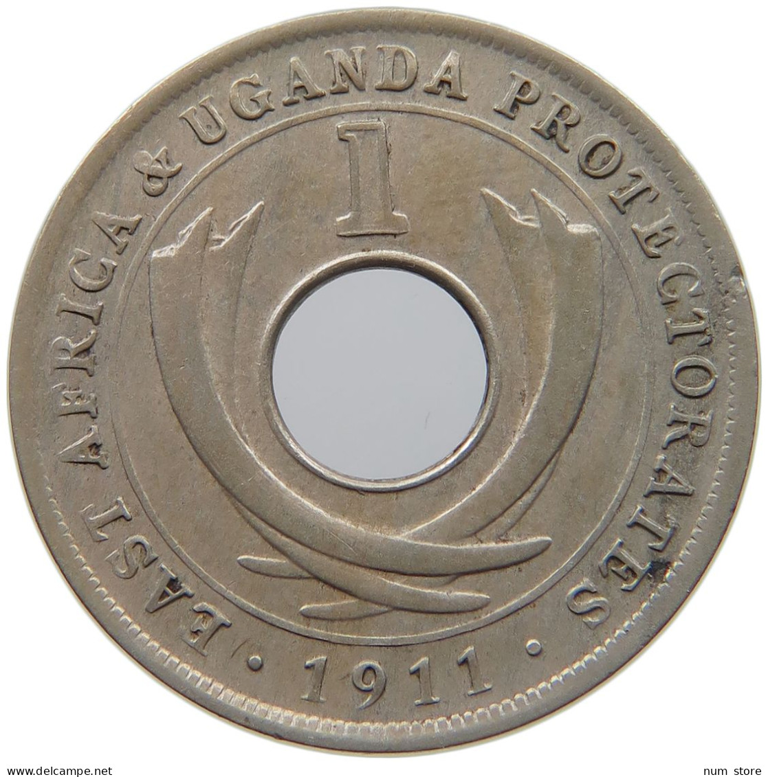 EAST AFRICA CENT 1911 George V. (1910-1936) #c033 0461 - Oost-Afrika & Protectoraat Van Uganda