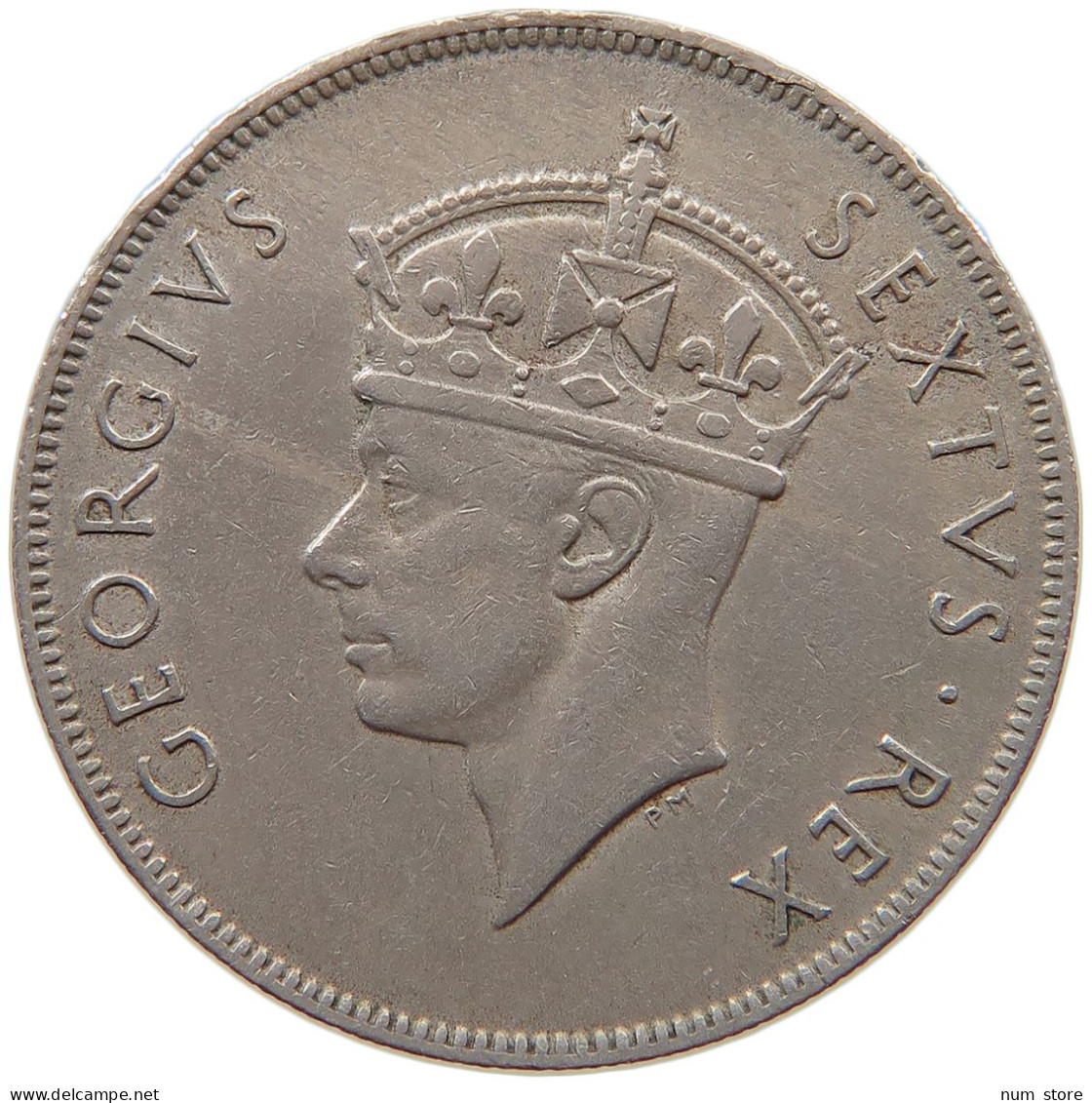 EAST AFRICA 50 CENTS 1949 George VI. (1936-1952) #s008 0429 - East Africa & Uganda Protectorates