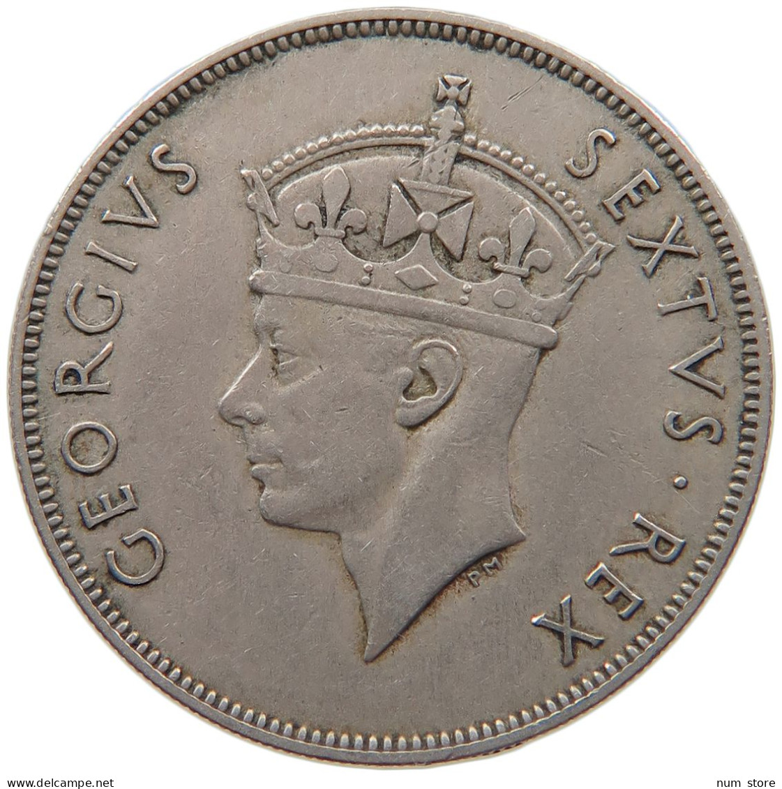 EAST AFRICA 50 CENTS 1950 George VI. (1936-1952) #s019 0073 - Ostafrika Und Herrschaft Von Uganda