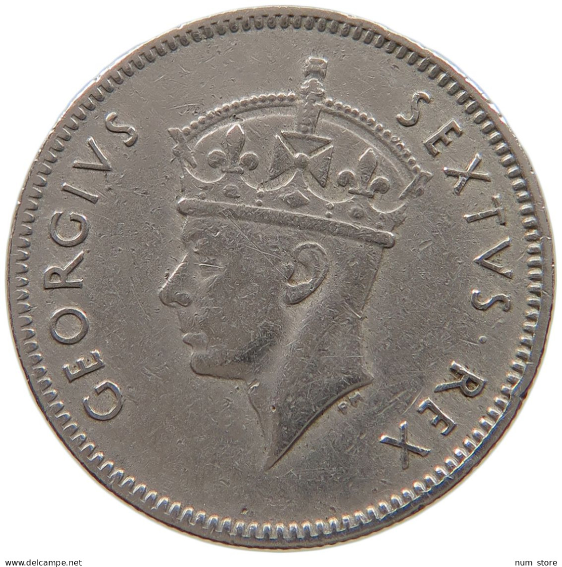 EAST AFRICA 50 CENTS 1948 George VI. (1936-1952) #a046 0671 - Afrique Orientale & Protectorat D'Ouganda