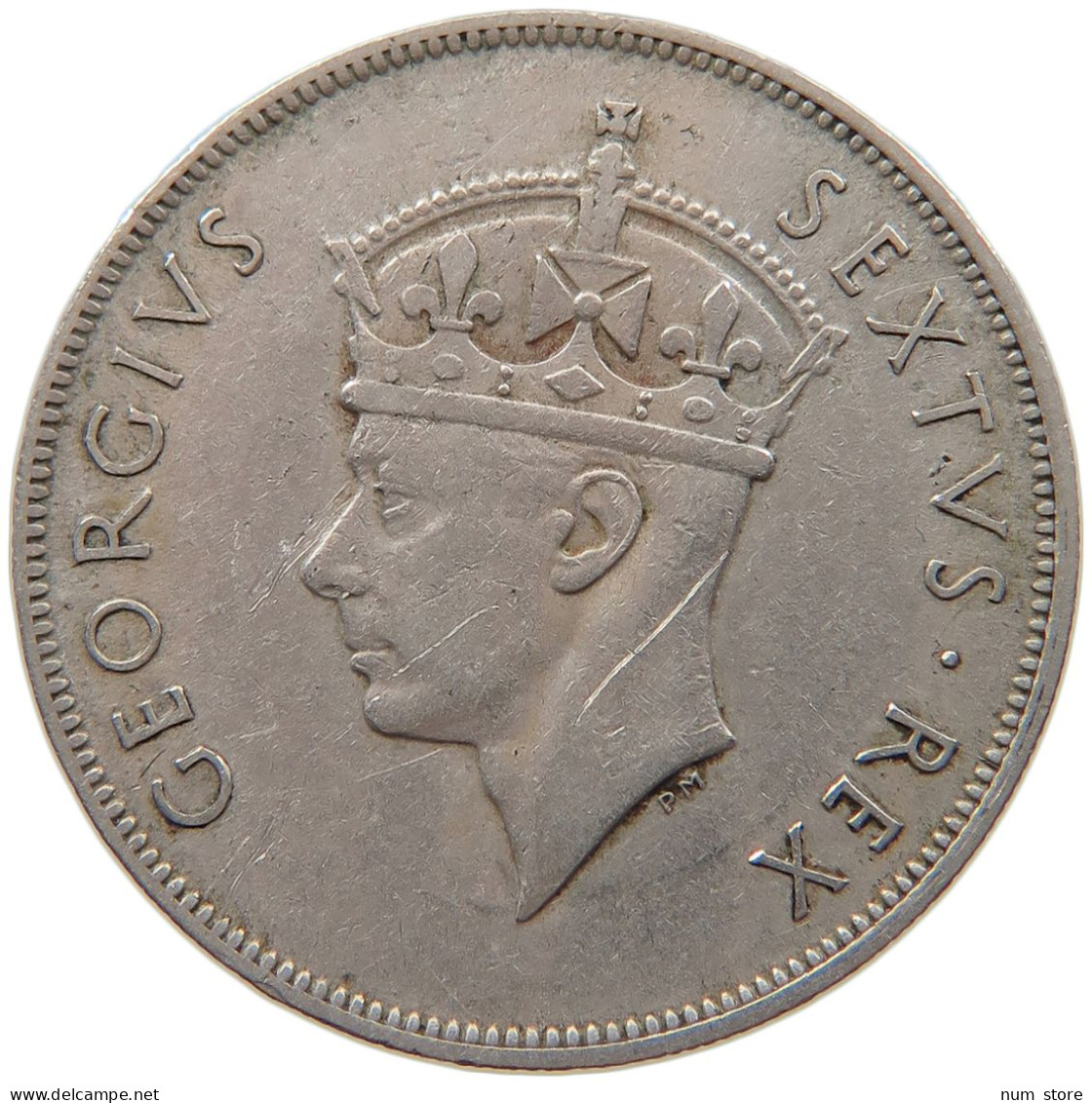 EAST AFRICA 50 CENTS 1948 George VI. (1936-1952) #s019 0075 - Ostafrika Und Herrschaft Von Uganda