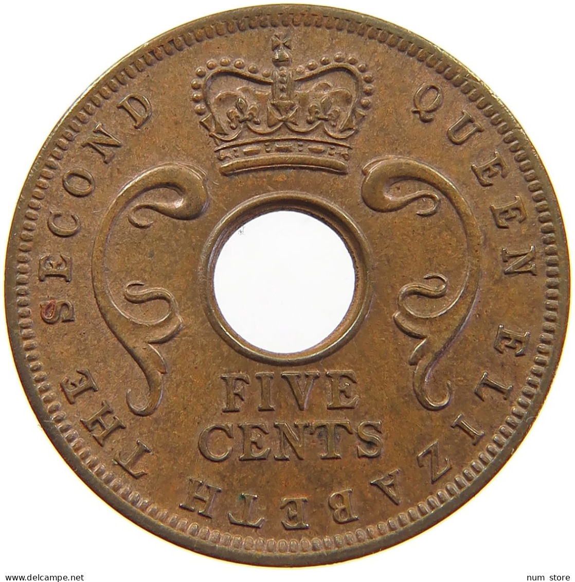 EAST AFRICA 5 CENTS 1963 Elizabeth II. (1952-2022) #c022 0003 - East Africa & Uganda Protectorates