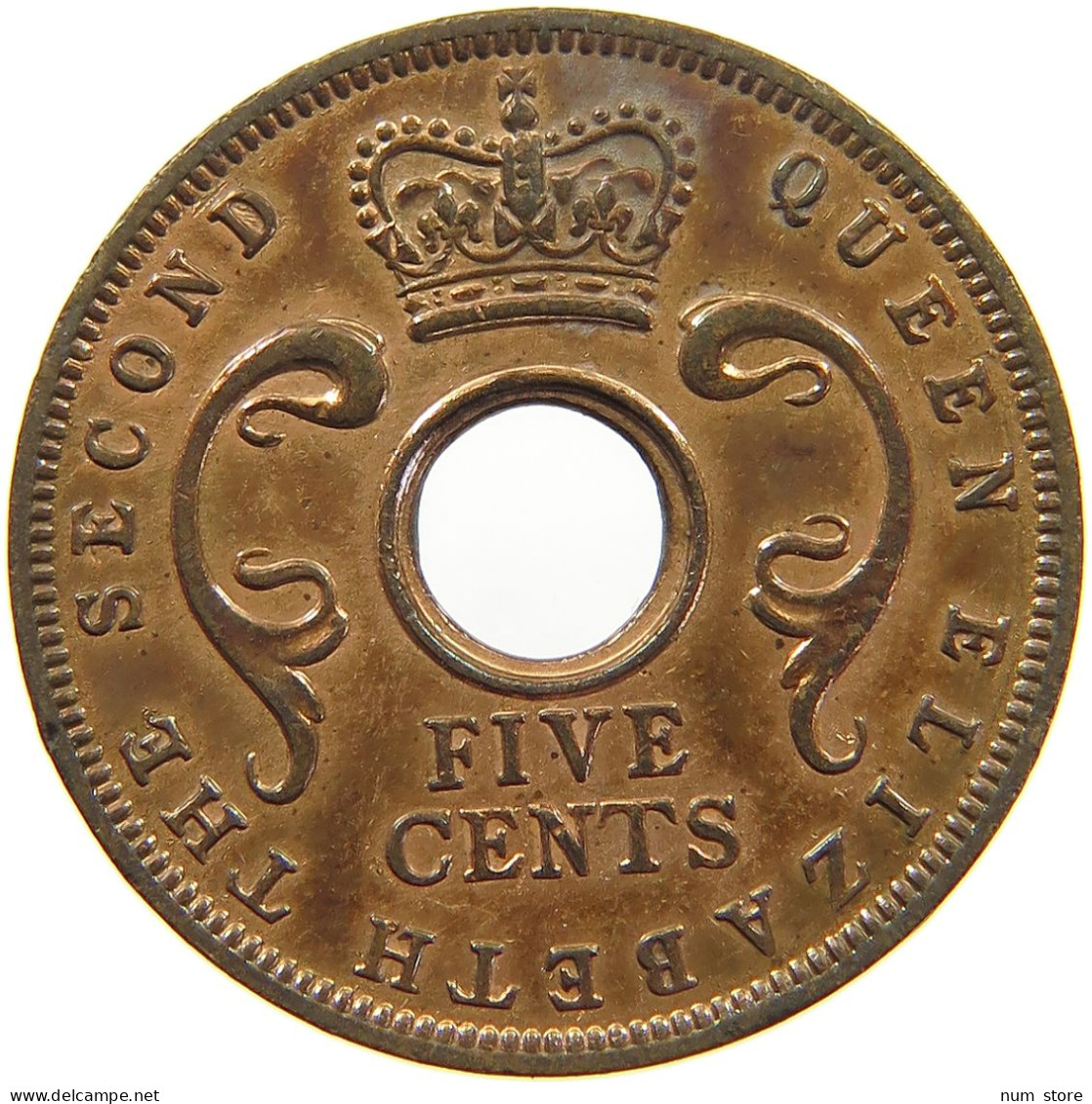 EAST AFRICA 5 CENTS 1963 Elizabeth II. (1952-2022) #c036 0631 - Oost-Afrika & Protectoraat Van Uganda