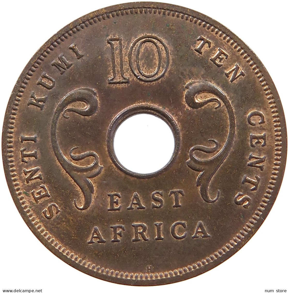 EAST AFRICA 10 CENTS 1964 Elizabeth II. (1952-2022) #c071 0381 - East Africa & Uganda Protectorates