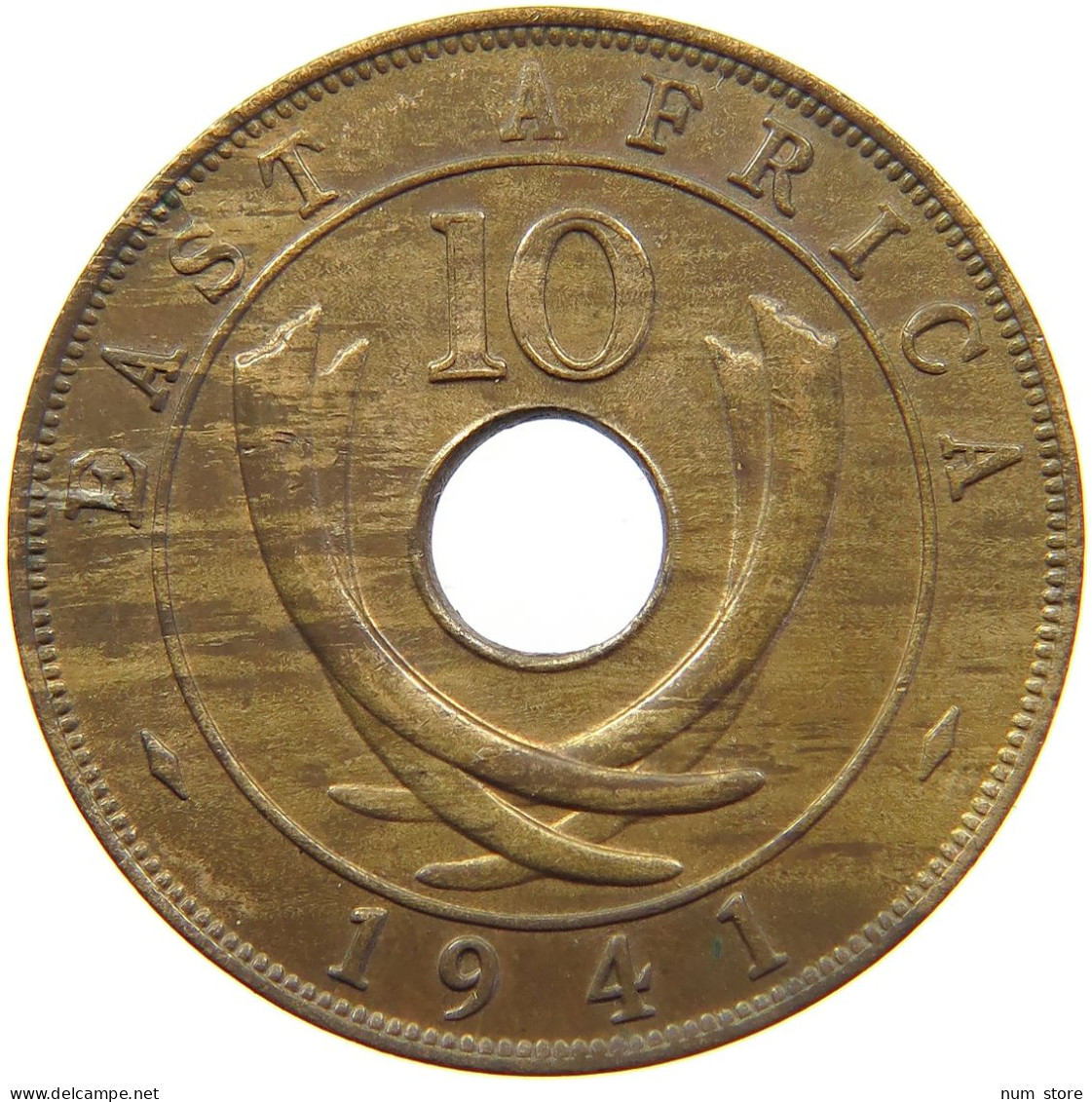 EAST AFRICA 10 CENTS 1941 George VI. (1936-1952) #s007 0063 - Afrique Orientale & Protectorat D'Ouganda