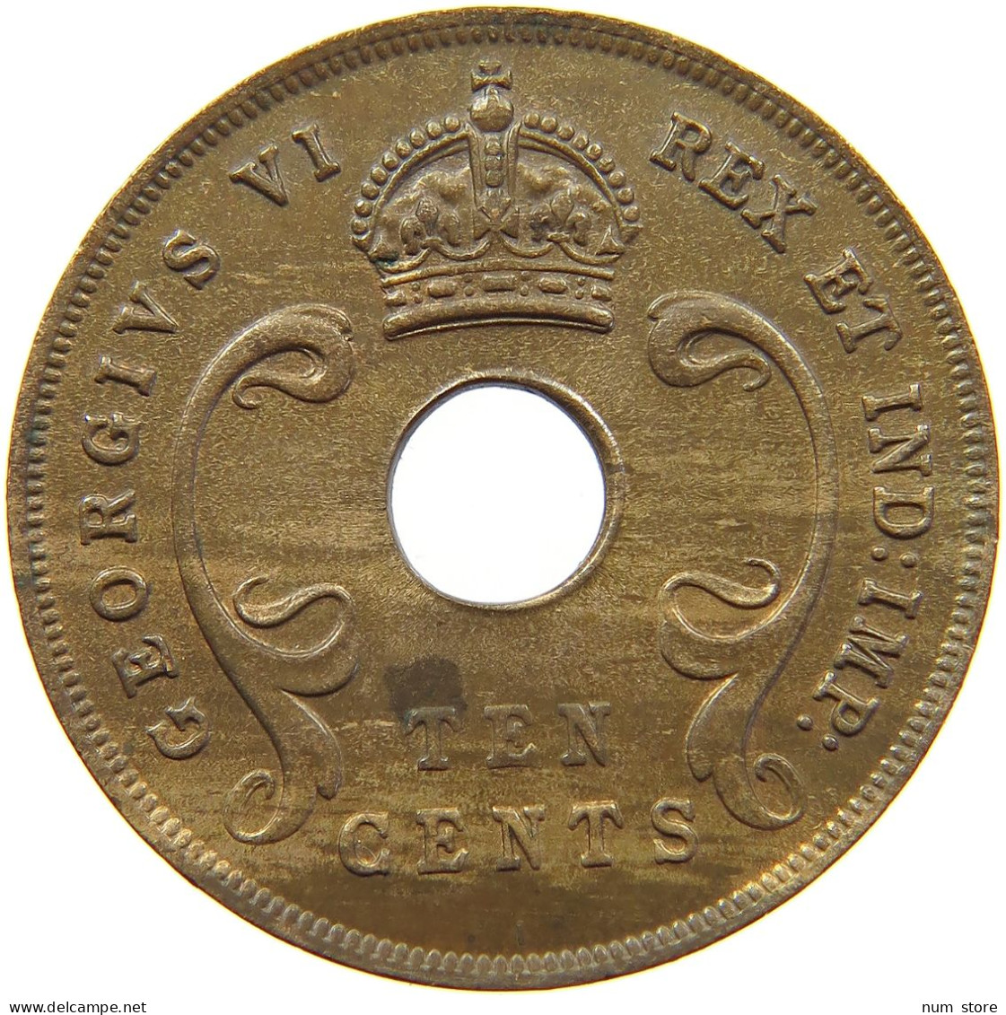 EAST AFRICA 10 CENTS 1941 George VI. (1936-1952) #s007 0063 - Africa Oriental Y Protectorado De Uganda