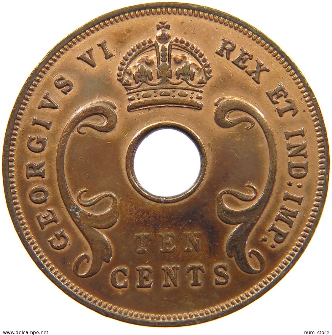 EAST AFRICA 10 CENTS 1942 George VI. (1936-1952) #c036 0589 - East Africa & Uganda Protectorates