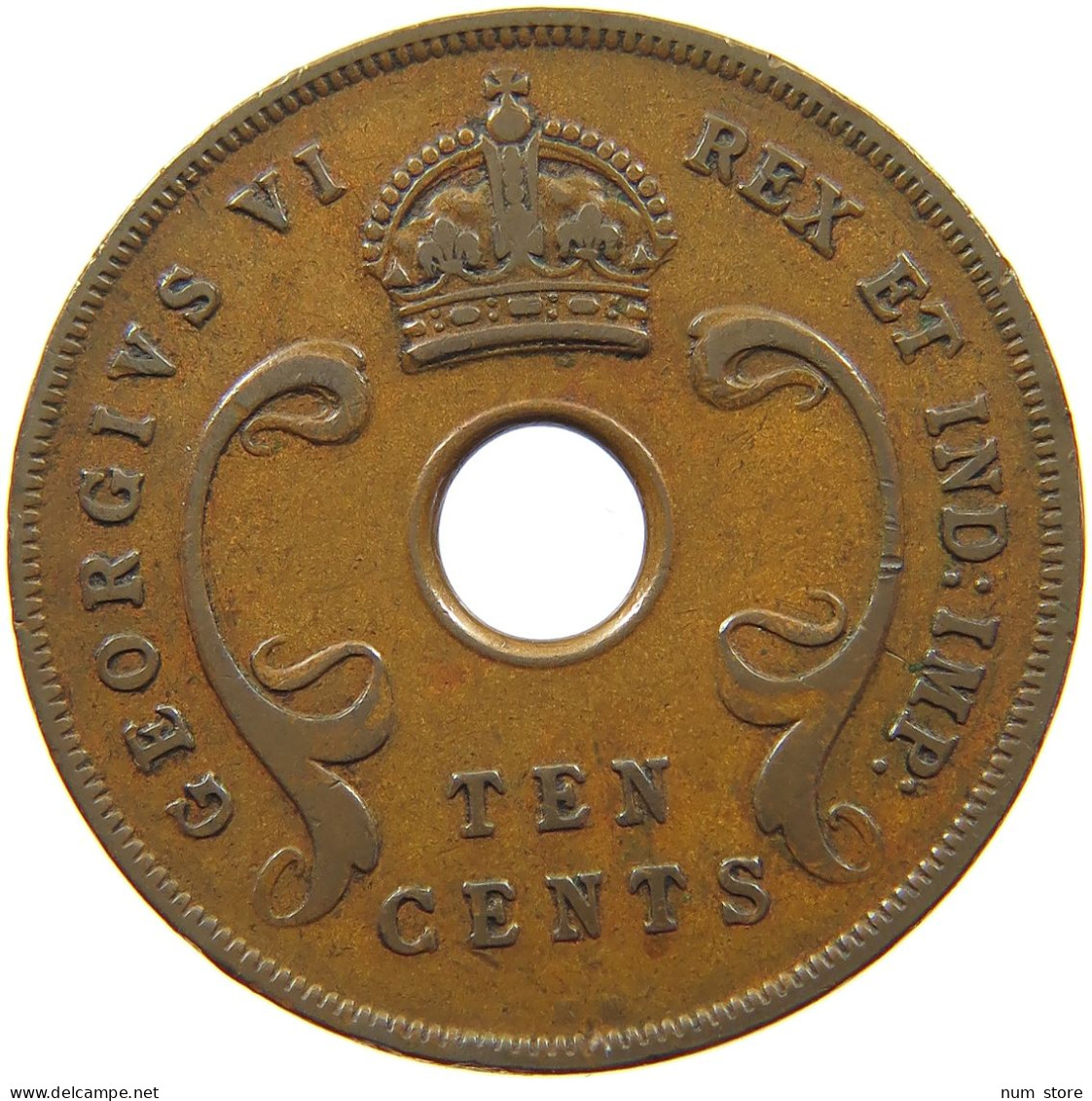 EAST AFRICA 10 CENTS 1937 George VI. (1936-1952) #c079 0663 - East Africa & Uganda Protectorates