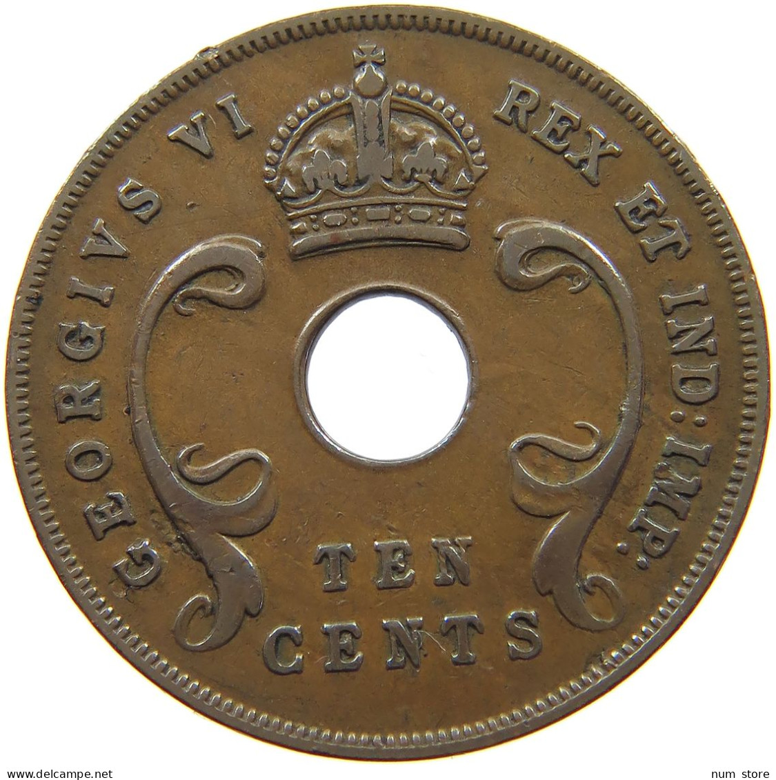 EAST AFRICA 10 CENTS 1941 George VI. (1936-1952) #c079 0659 - Afrique Orientale & Protectorat D'Ouganda