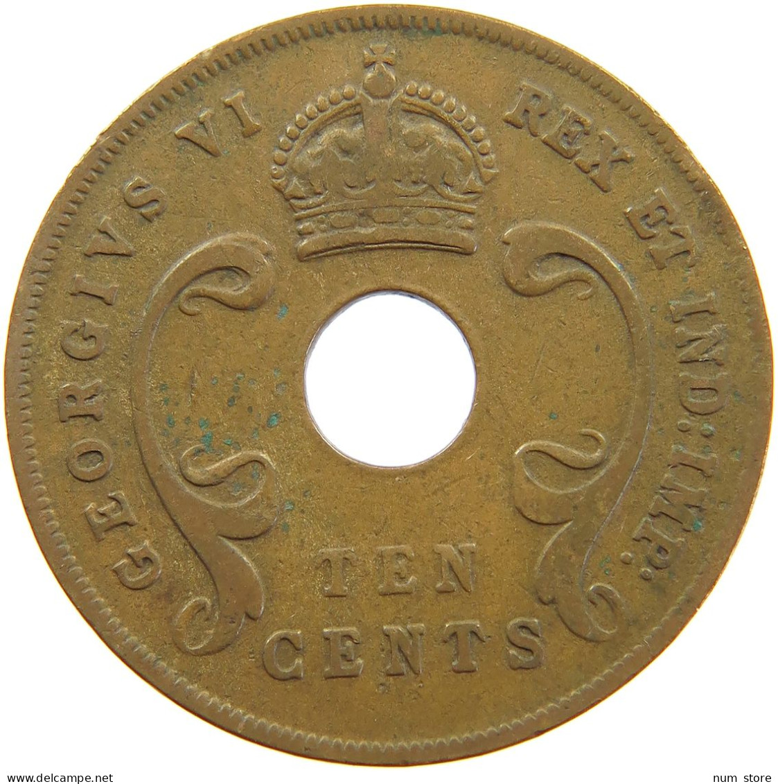 EAST AFRICA 10 CENTS 1941 George VI. (1936-1952) #a062 0221 - Africa Orientale E Protettorato D'Uganda