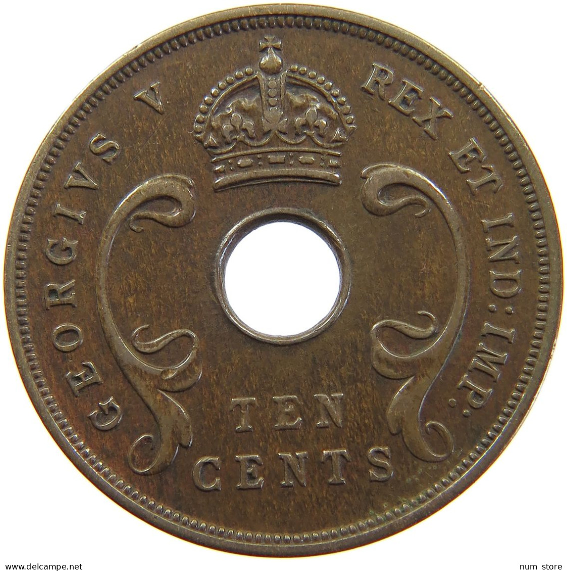 EAST AFRICA 10 CENTS 1933 George V. (1910-1936) #a062 0217 - East Africa & Uganda Protectorates