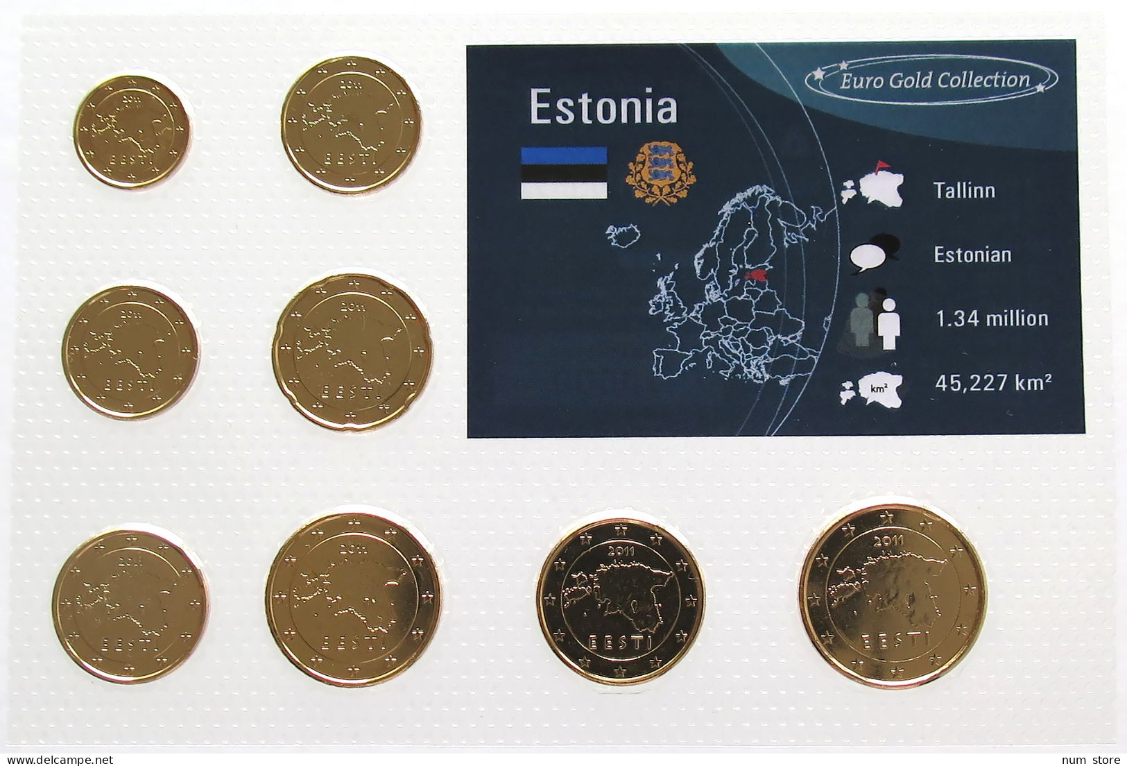 ESTONIA SET 2011  #bs18 0099 - Estland