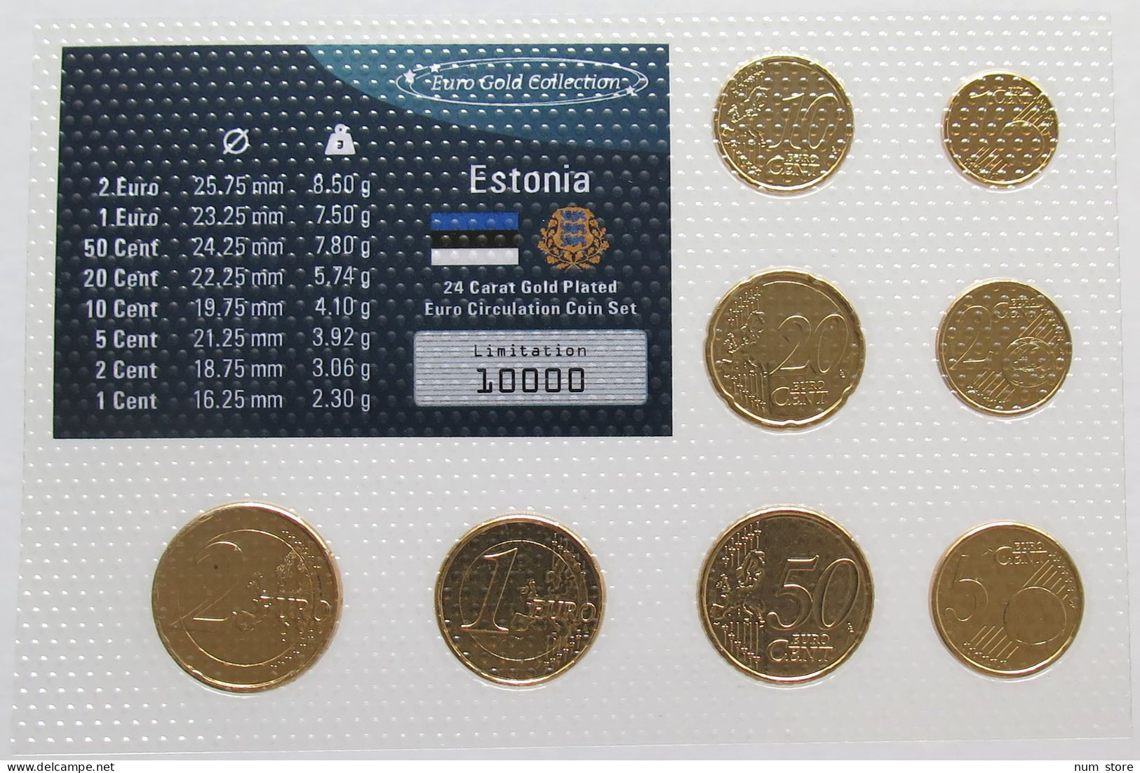 ESTONIA SET 2011  #bs18 0099 - Estland