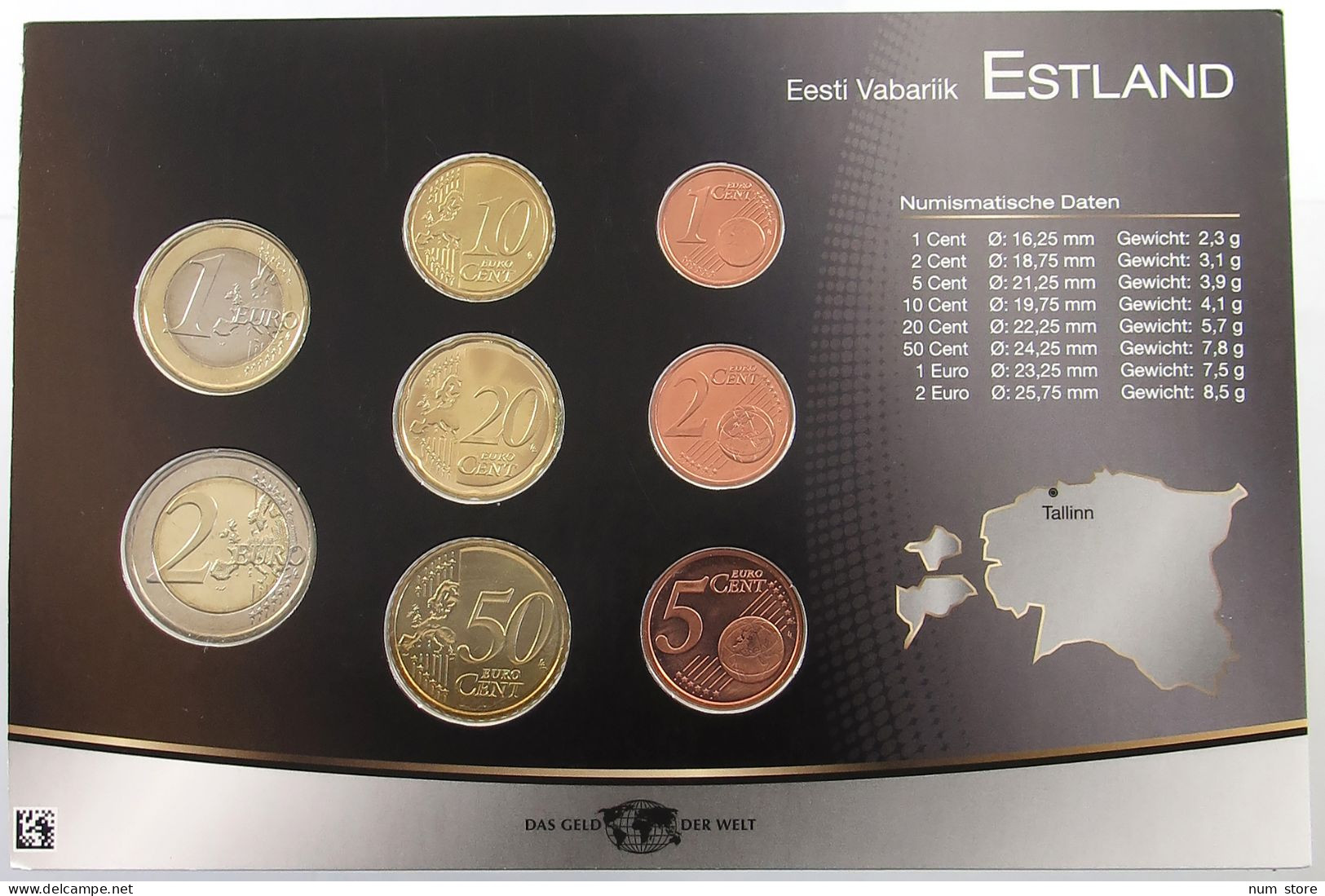 ESTONIA SET 2001  #ns02 0077 - Estland