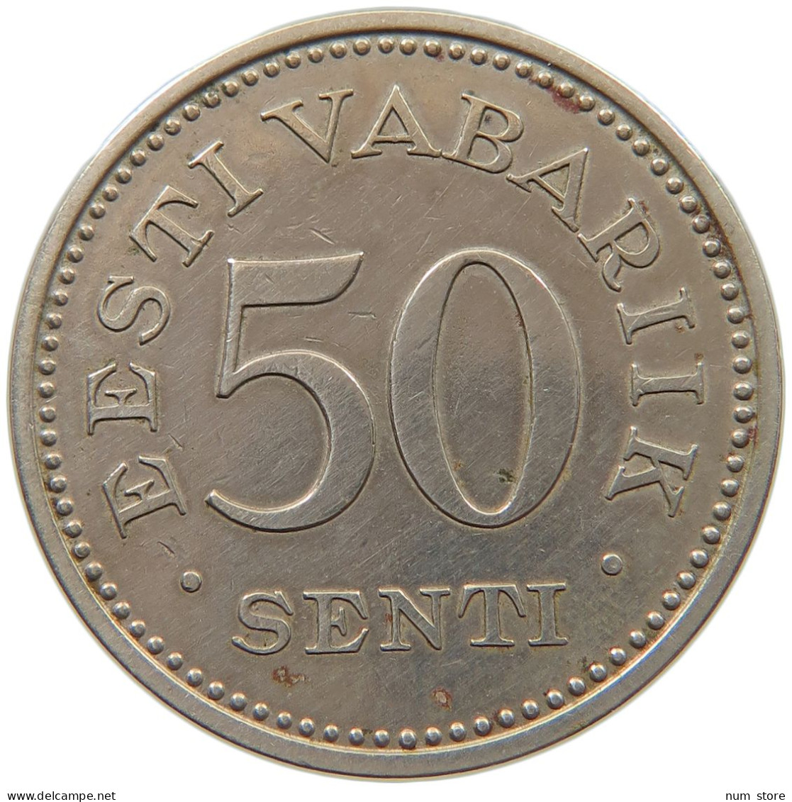 ESTONIA 50 SENTI 1936  #c011 0041 - Estonie