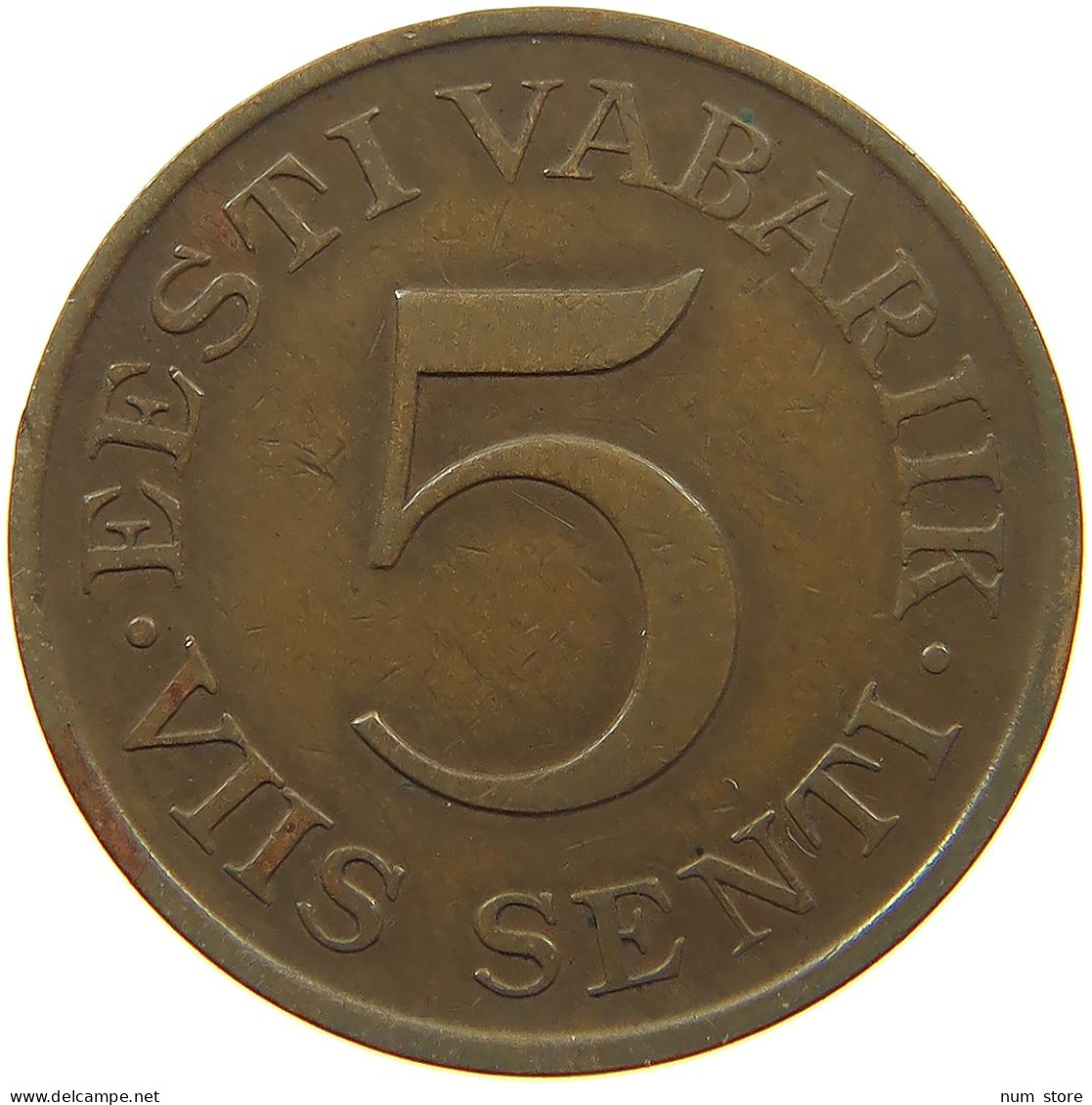 ESTONIA 5 SENTI 1931  #s076 0311 - Estland