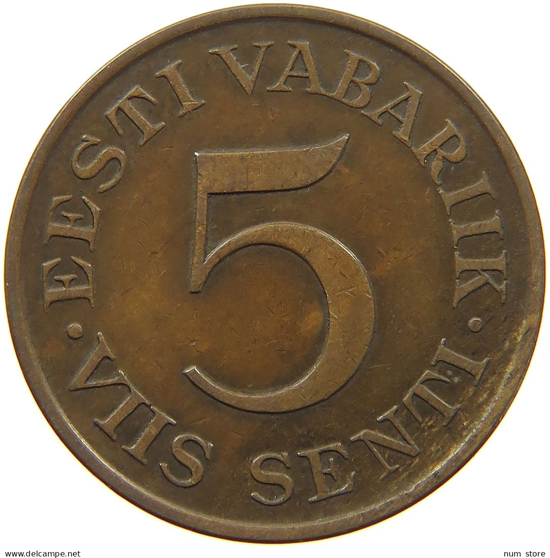 ESTONIA 5 SENTI 1931  #c013 0269 - Estonie