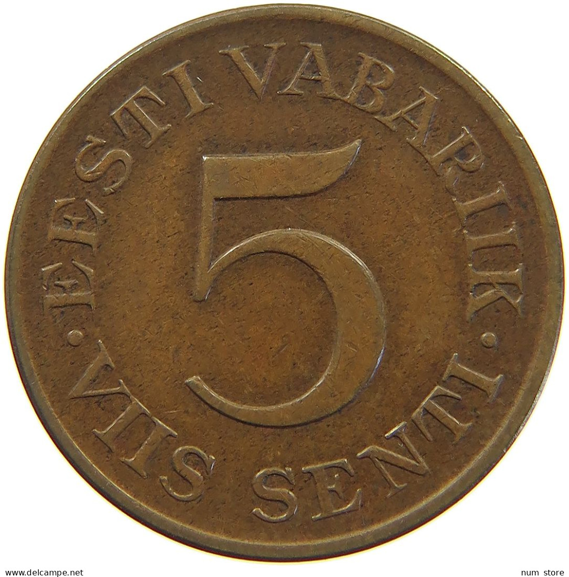 ESTONIA 5 SENTI 1931  #c052 0039 - Estonie