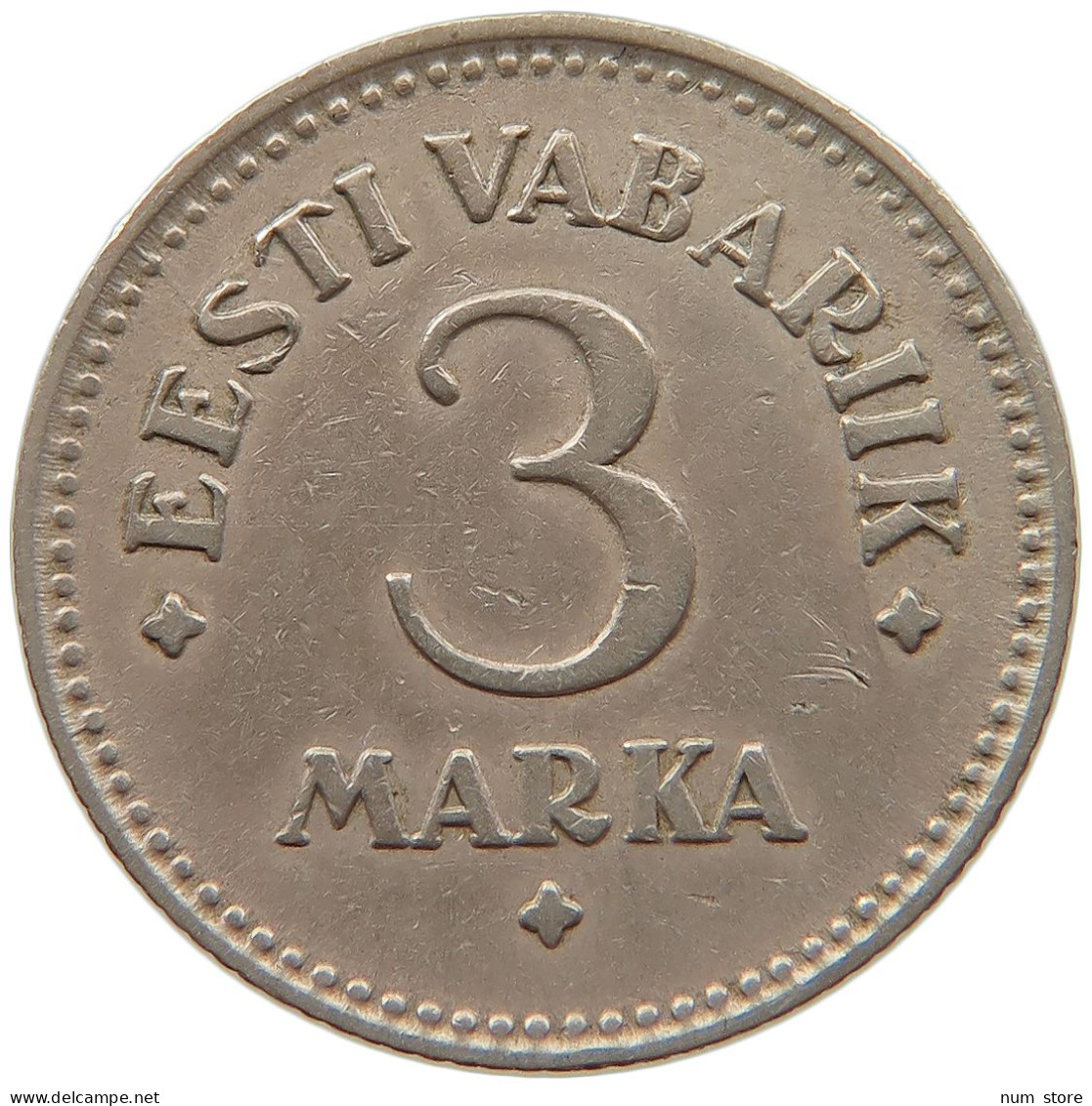 ESTONIA 3 MARKA 1925  #t162 0459 - Estonie