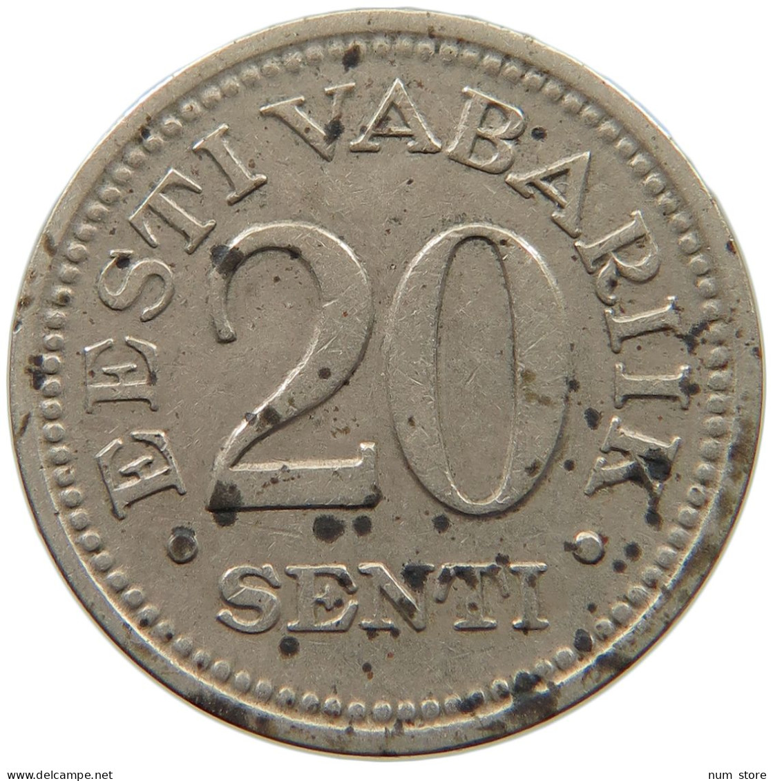 ESTONIA 20 SENTI 1935  #c008 0181 - Estonie