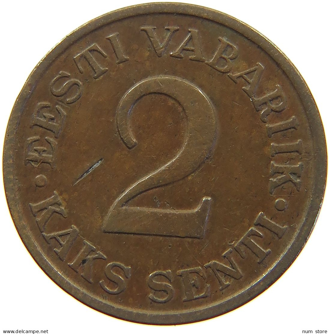 ESTONIA 2 SENTI 1934  #c016 0407 - Estonie