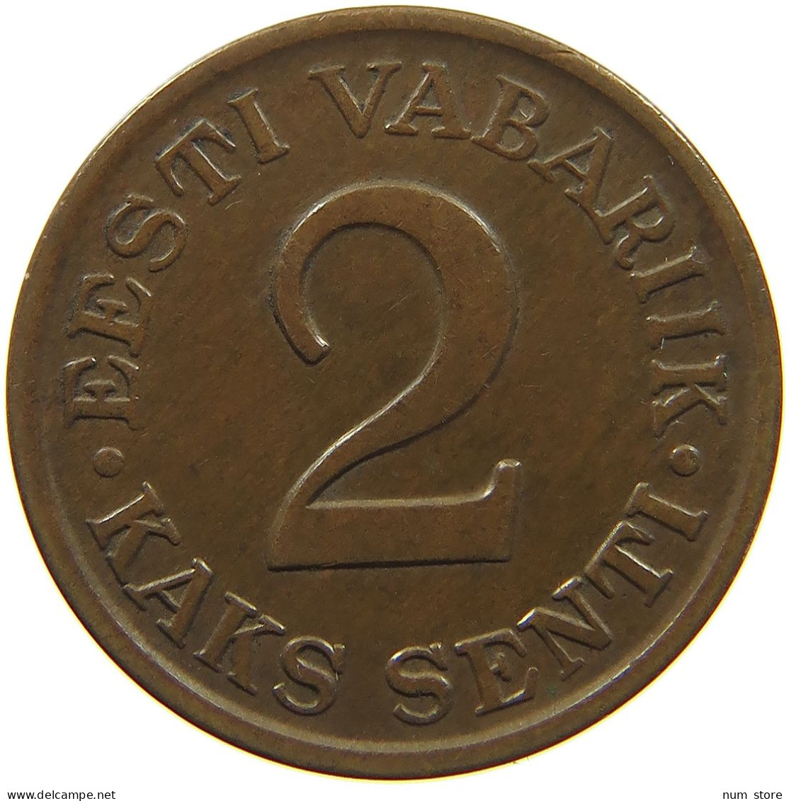 ESTONIA 2 SENTI 1934  #c011 0193 - Estonie