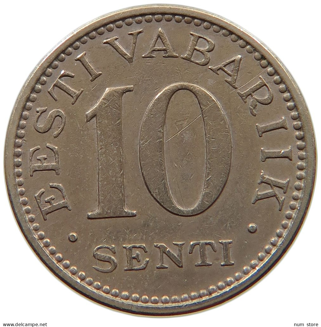 ESTONIA 10 SENTI 1931  #c053 0089 - Estonie