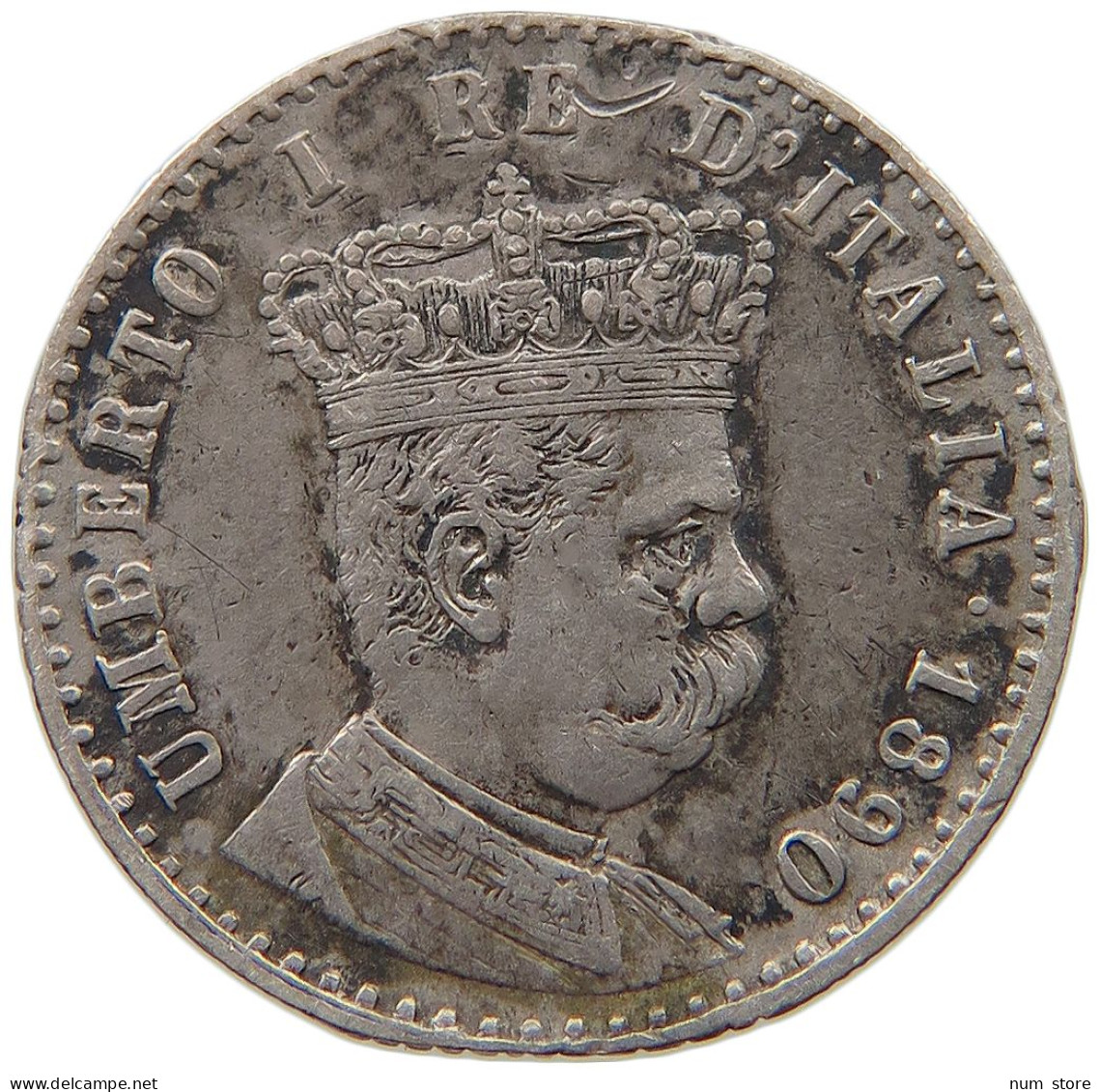 ERITREA 50 CENTESIMO 1890 UMBERTO I. #t107 0433 - Eritrea