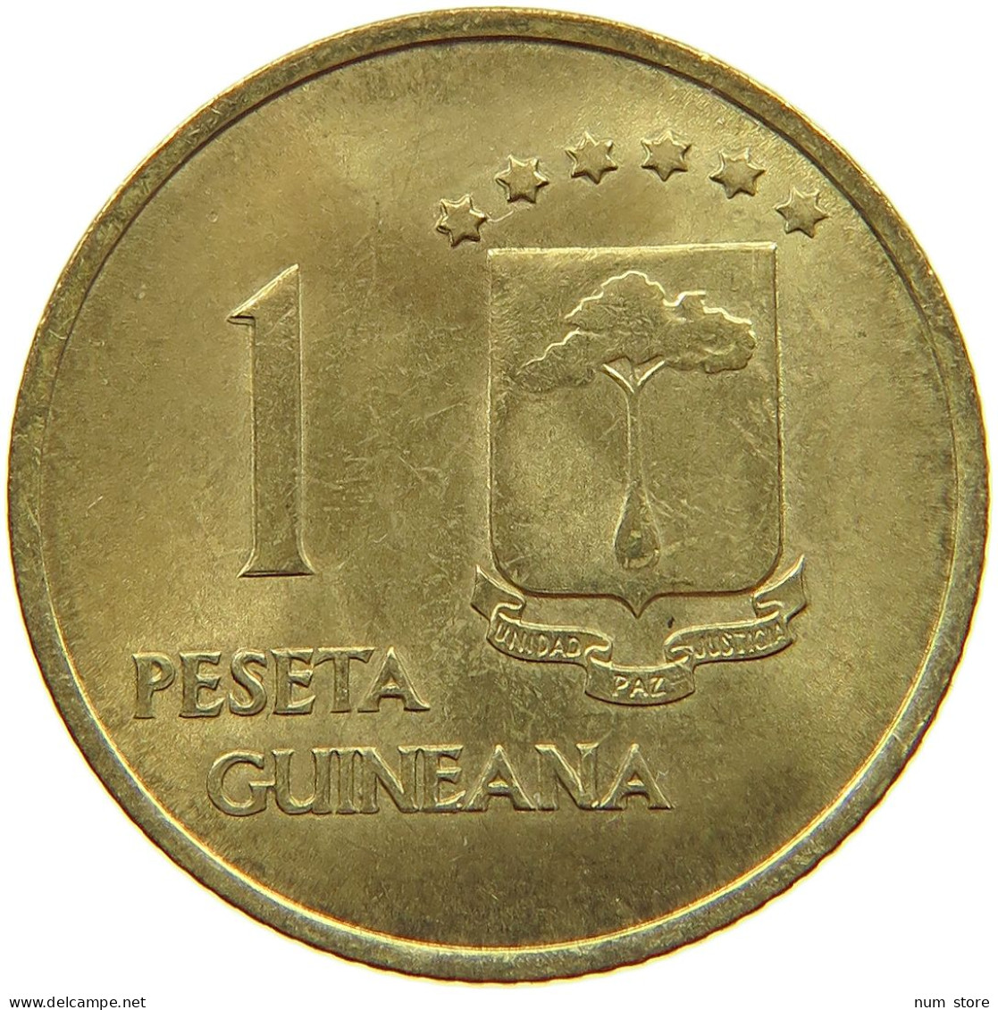 EQUATORIAL GUINEA PESETA 1969  #s066 0693 - Guinea Ecuatorial