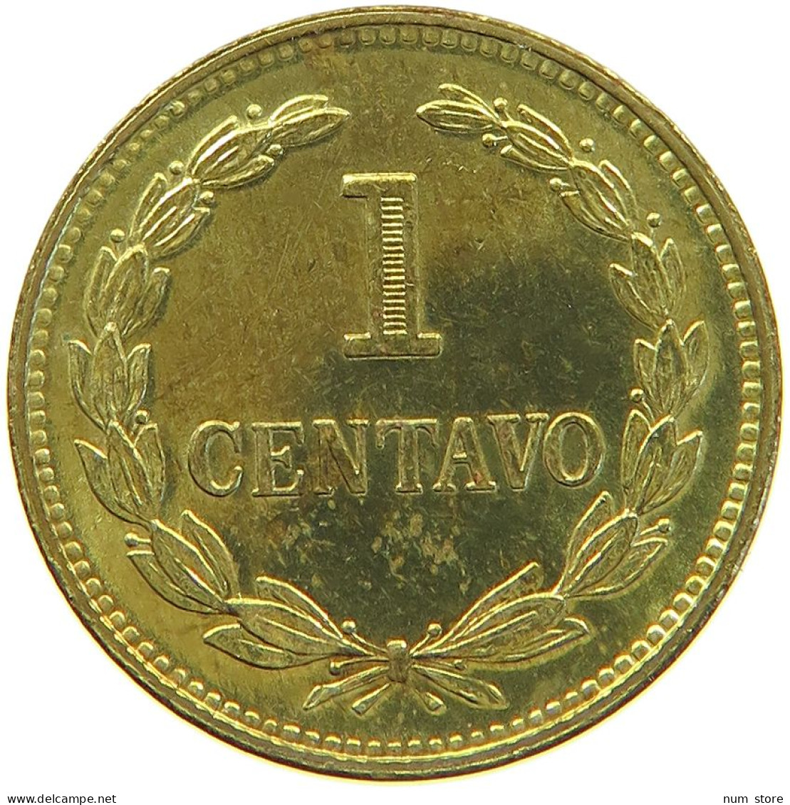 EL SALVADOR CENTAVO 1977  #c016 0209 - Salvador