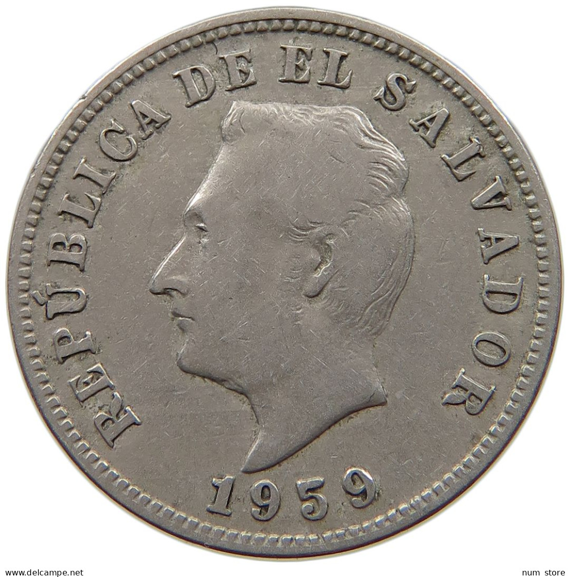 EL SALVADOR 5 CENTAVOS 1959  #a089 0749 - Salvador