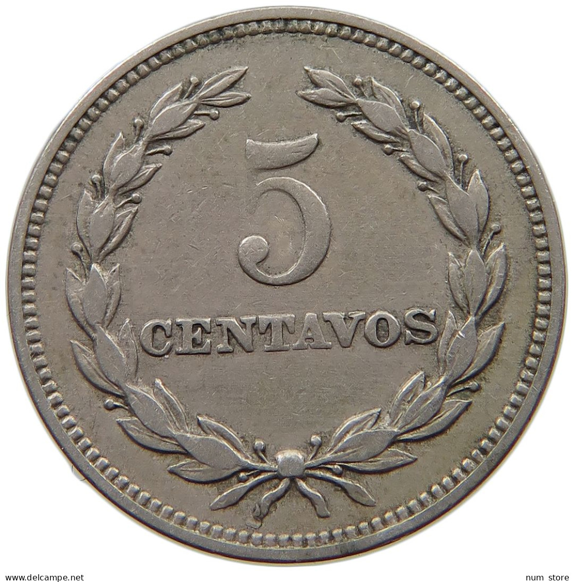 EL SALVADOR 5 CENTAVOS 1959  #a089 0749 - El Salvador