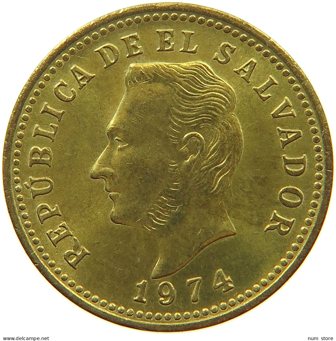 EL SALVADOR 3 CENTAVOS 1974  #s066 0727 - Salvador