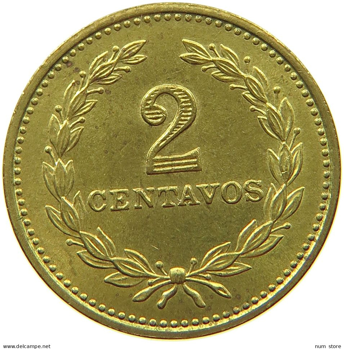 EL SALVADOR 2 CENTAVOS 1974  #s066 0781 - Salvador