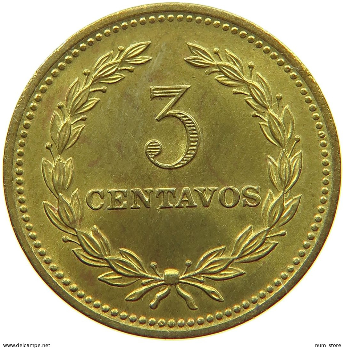 EL SALVADOR 3 CENTAVOS 1974  #s066 0703 - Salvador