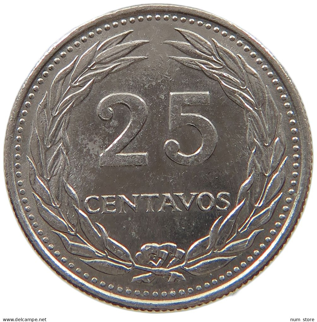 EL SALVADOR 25 CENTAVOS 1974  #s079 0637 - Salvador