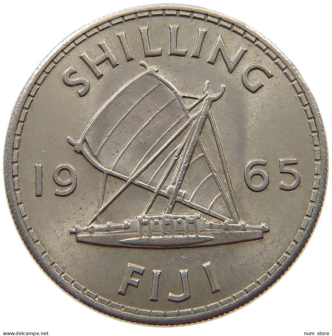 FIJI SHILLING 1965 Elizabeth II. (1952-2022) #s040 0131 - Fiji